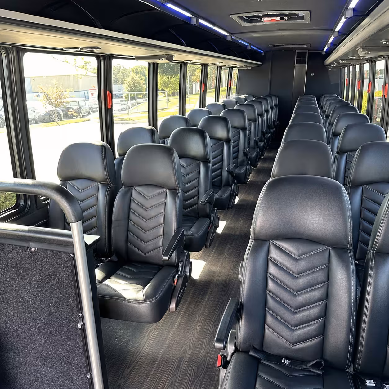 30 passenger minibus inside