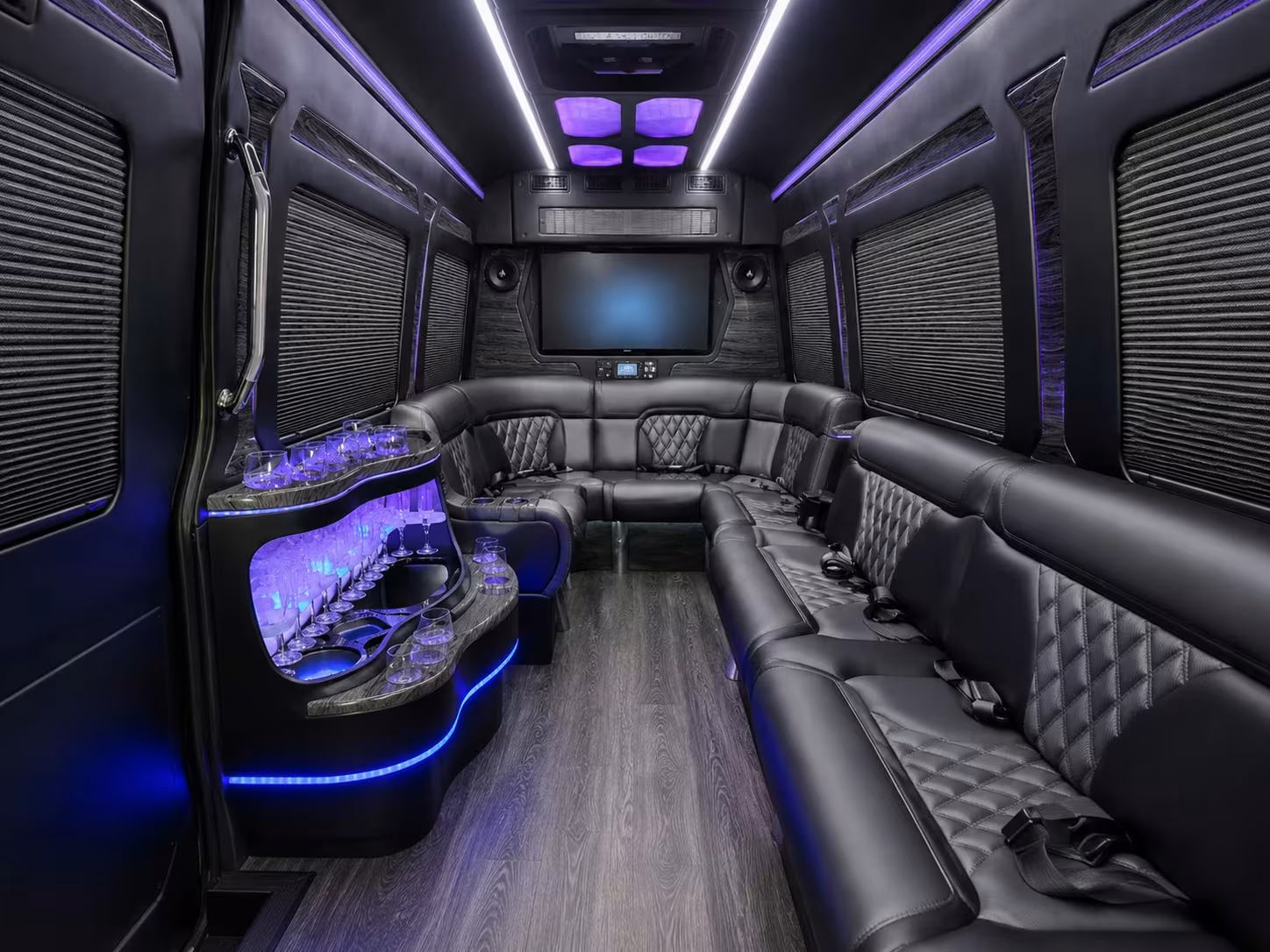 ada accessible church bus rentals for la mirada seniors