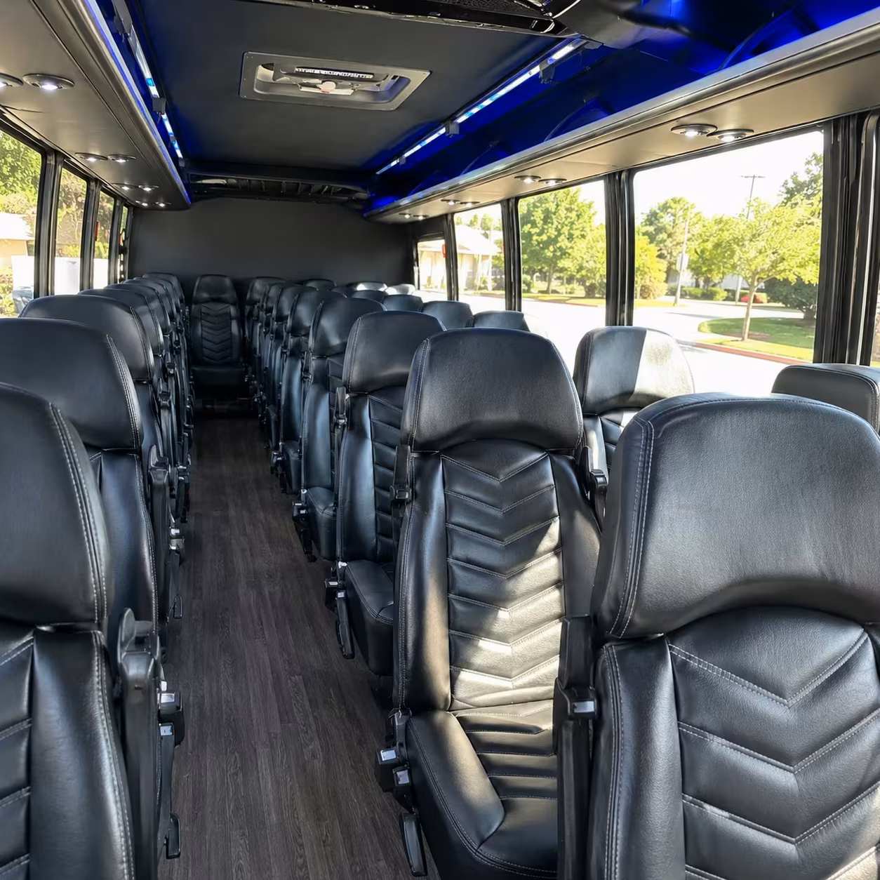 la mirada 28 passenger minibus rental