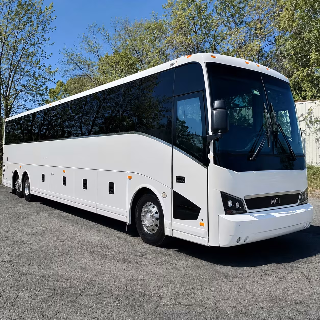 la mirada charter bus rental exterior