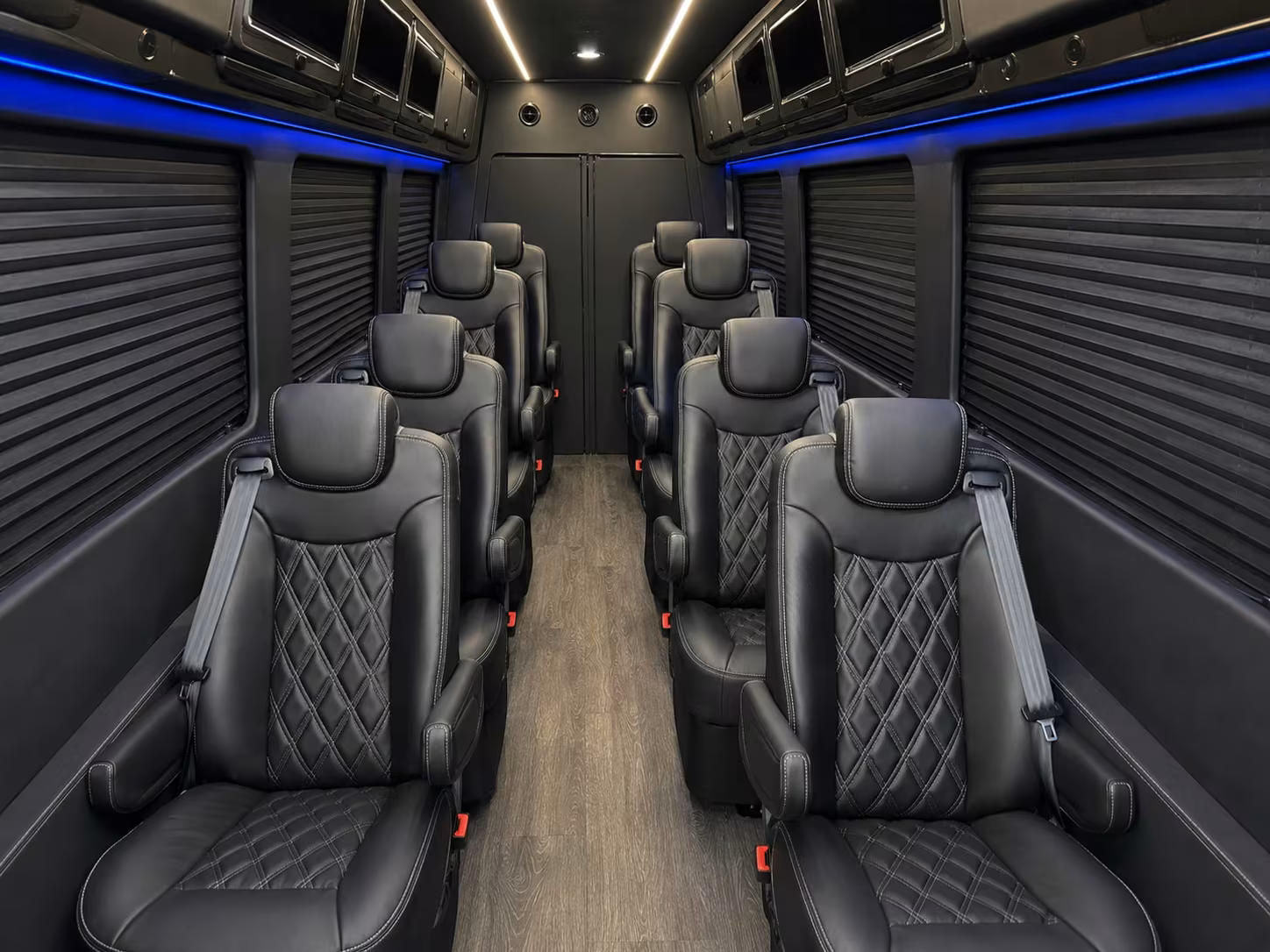 sprinter van with driver interior